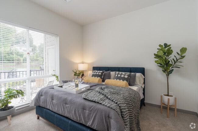 1BR 1BA - 778SF Bedroom - The Flats at Kennett Square