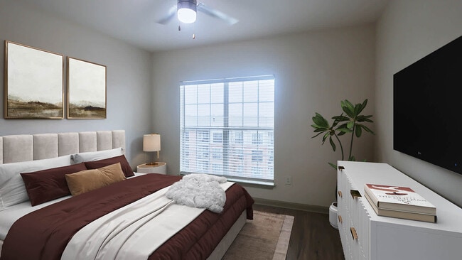 Bedroom with Hard Surface Flooring