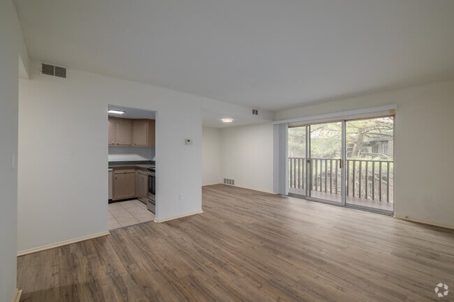 2BR , 1BA - 1,073SF - Living Room