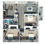 Three Bedroom Two Bathroom