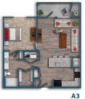 Plano de planta A36 de Brio en Lookout