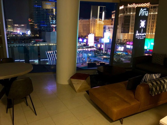 Actual apt view with included new furniture - 3726 Las Vegas S Blvd Unit 1401