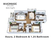 Azure 2x1.25 Floor Plan