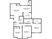 3BR/2BA