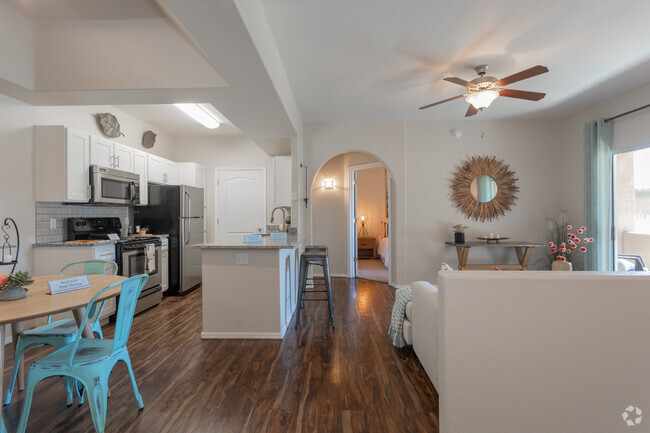 2BR, 2BA - 1,042 SF - Silverbell Springs Apartments