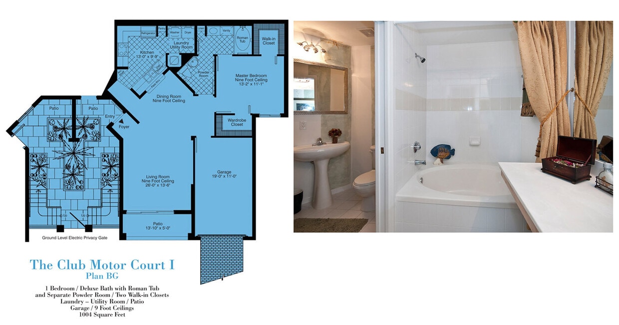 Floor Plan - The Club Motor Court I