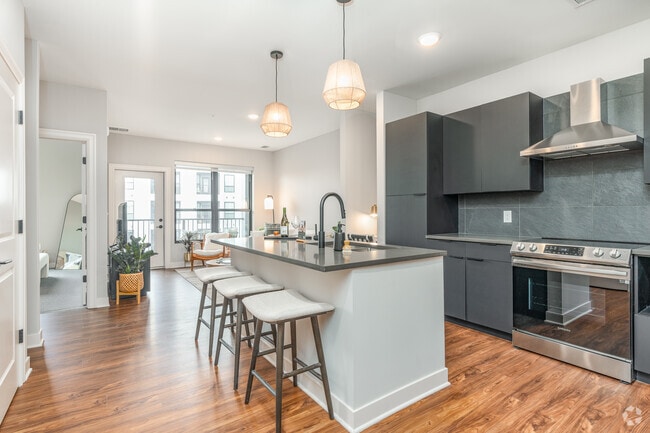 1BR, 1BA - 681SF - Kitchen