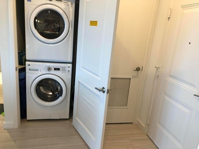In unit washer and dryer