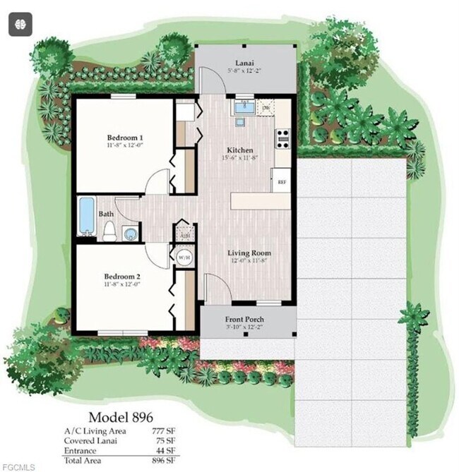 Photo - Brand new 2/1 -LARGE BACK YARD- LEHIGH ACRES