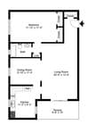 1 Bedroom/1 Bathroom w/Den