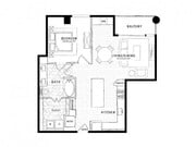 A3 ANSI 1 bed 1 bath