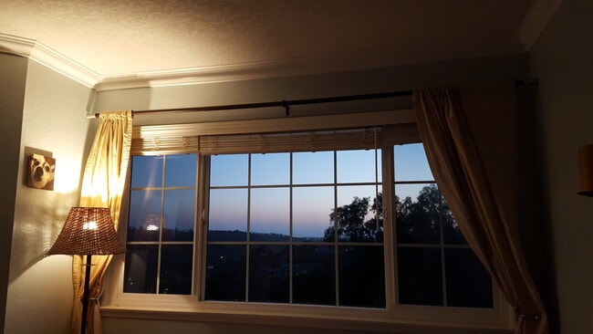 Living room window and view - 3504 Paseo De Los Americanos Unit 74