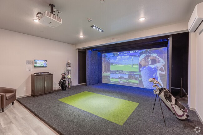 Golf Simulator & Game Room