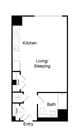 Serenity - S11.1 - 1 Beds - 1 Baths - 525 Sq. ft.