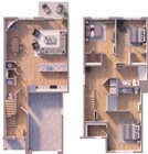 3-Bedroom, 2.5 Bathroom, 2-Story Townhome Floor Plan