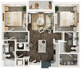 B1.4 floor plan Gladwen Wendell Falls