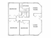 3BR/1BA