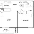 1BR/1BA