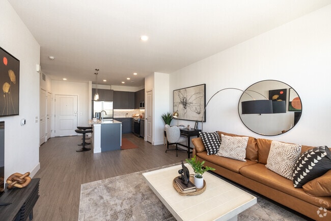 1HAB, 1BA - 764 ft² - Sala de estar - The Hayes