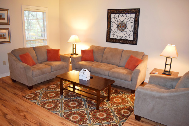 Living Rooms with Designer Furniture - The Diplomat Condominiums