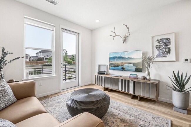 Oversized double-pane windows at The Madison - The Fillmore at Copperleaf