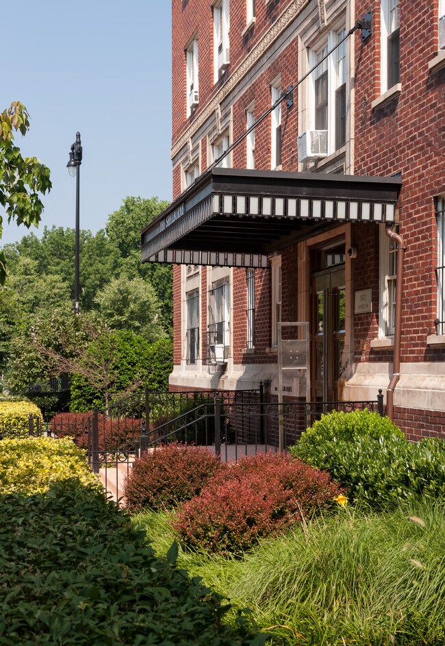 Beautifully landscaped entrance