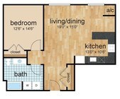 1BR/1BA