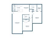 2 Bedroom | 2 Bath | 1015 SF