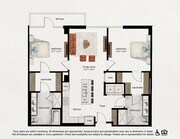 PH B3 | 2x2 | 1270 sq ft