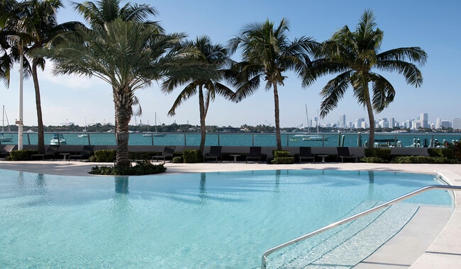 Tropical modern living ??? that's the point. - Flamingo South Beach