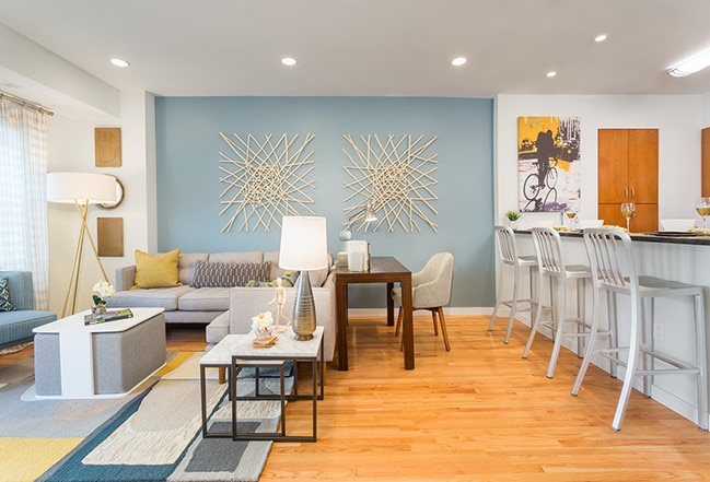 Living Room and Kitchen