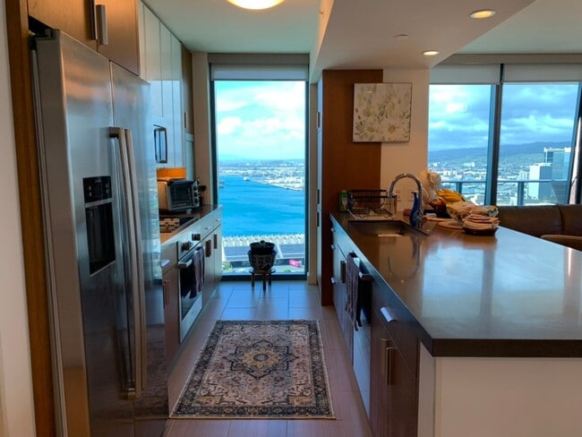 Photo - Fully Furnished 2B+office/2 BA/2 Parking on High Floor Corner Unit with Ocean View