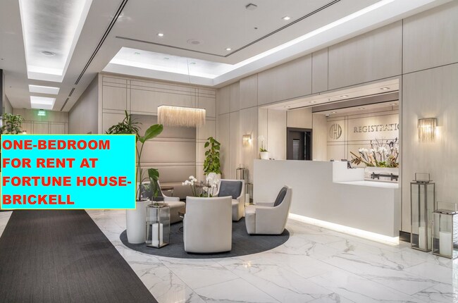 Lobby of Fortune House - 185 SE 14th Ter Condo Unit 1413