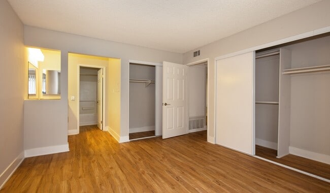 Master bedroom with plenty of closet space