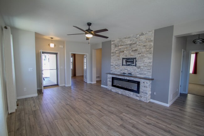 Living room from front door