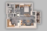 1x1 w/terrace