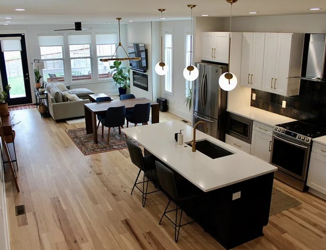 Modern Downtown Nashville 4 Bed, 3.5 Bath Home with Designer Finishes and Fully Fenced Backyard