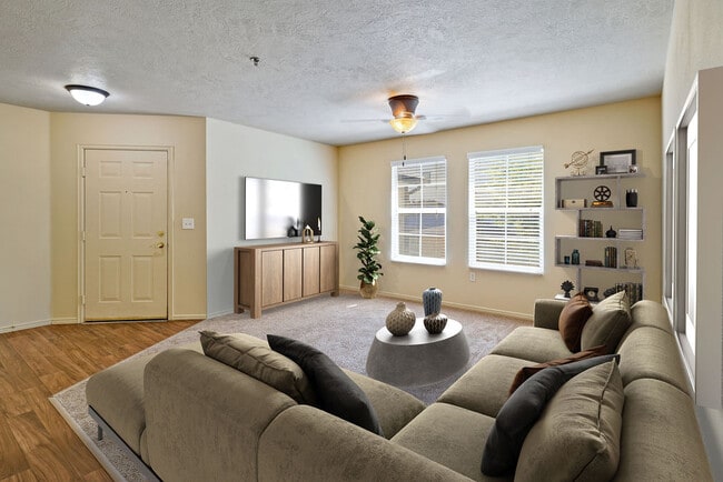 Spacious Living Area - Bluffs Apartments