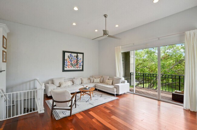 Photo - Gorgeous End Unit with pond fountain view - 1 Bed, 1 Bath plus Office/Den Nook on Harbour Island...