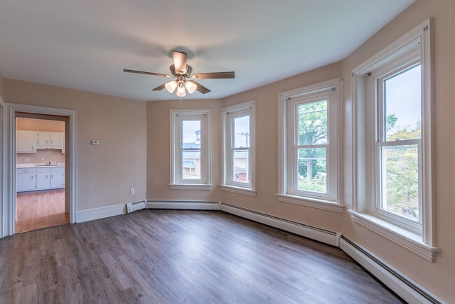 Living room located between Bedroom 1 and Kitchen - 506 Washington St
