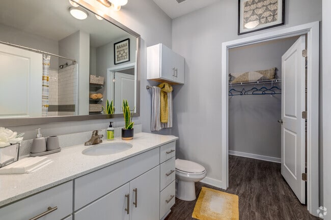 1BR, 1BA - The A1 - Bathroom - Asbury Flats