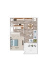 One Bedroom with Patio