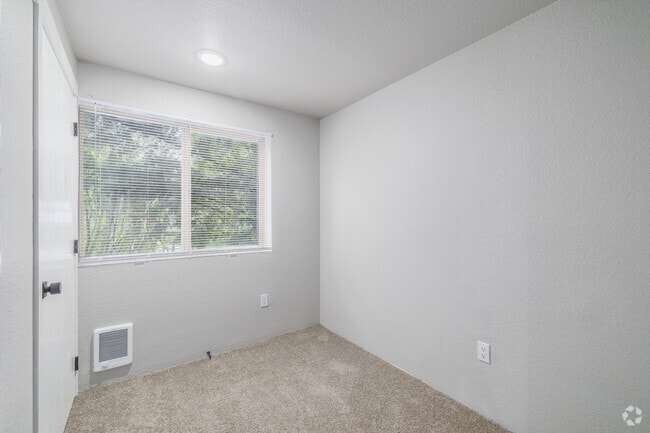 2BR, 1BA - 542SF - Bedroom - Cedar Apartments