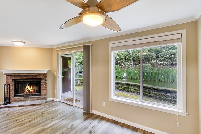 Looking out to water features - 10026 NE 127th Pl Unit D116