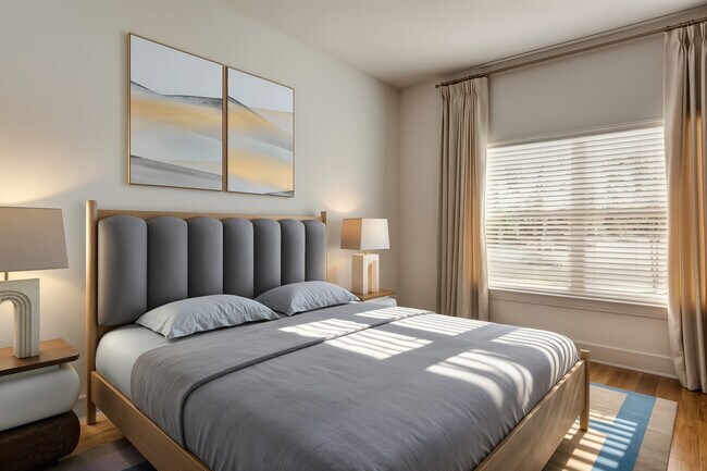 Spacious bedrooms designed for restful nights and bright mornings.