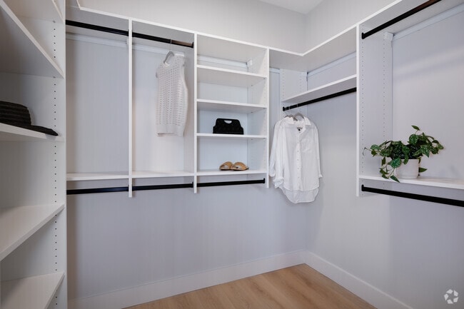 1BR, 1BA - 869SF - Closet - 100 Plank
