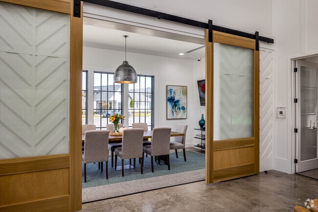 Amenities center conference room.