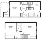 2BR/1.5BA
