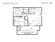 2 Bedroom, 2 Bath
