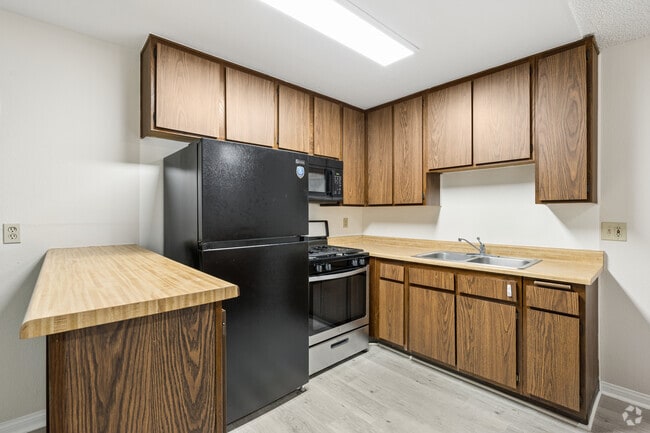 1 dormitorio, 1 baño - 480 pies cuadrados - Cocina